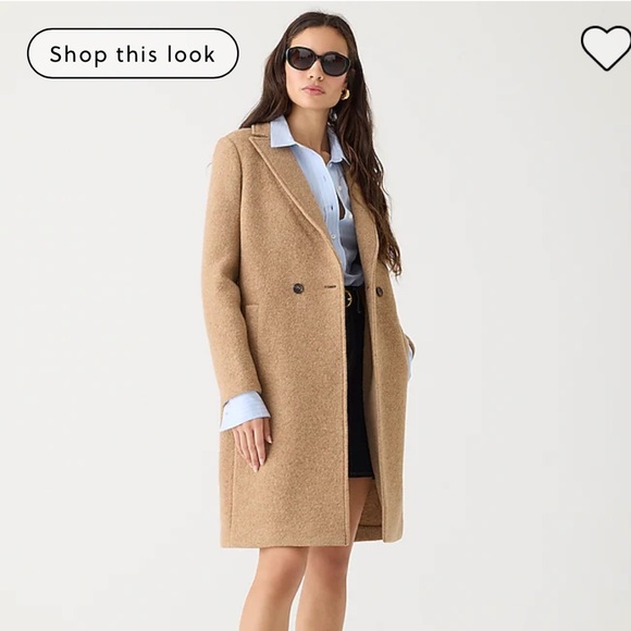 J. Crew Jackets & Blazers - J.Crew New Daphne topcoat in Italian boiled wool